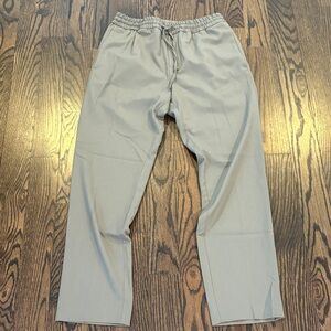 Zara Men's Khaki Elastic Waist Pants Size Medium
